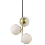 Nordlux Lilly Riippuvalaisin Metalli- Messinki | Sopii 3x E14