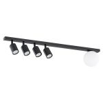 Emibig Kattovalo Baster Teräs Musta | Sopii 4x GU10 - Max 8W, 1x E14 - Max 10W