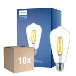Monipakkaus 10x Philips MASTER Value LED Lamppu E27 Edison Filament Kirkas 5.9W 806lm - 922-927 Dim to Warm | Paras Värintoisto - Korvaa 60W