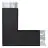 Ledvance Linear IndiviLED Kulma Liitoskappale Musta