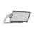 Ledvance LED Valonheitin Max Radial 45 Aluminium Harmaa 600W 85600lm 45D - 730 Lämmin Valkoinen | IP66 - Symmetrinen