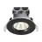 Monipakkaus 3x Nordlux Downlight Fremont Metalli- Musta 4.5W 345lm 36D - 827 Erittäin Lämmin Valkoinen | 85mm - IP65 - Himmennettävä