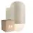 Monipakkaus 6x Nordlux Heka Seinävalaisin Aluminium Sanded |IP54 - Sopii E27