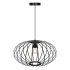 D'Lite Riippuvalaisin Kemmel Metalli- Ja Muovi- Matta Musta | Sopii 1x E27