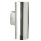 Nordlux Tin Seinävalaisin Aluminium ja Lasi Up & Down | 76mm - IP54 - Sopii 2x GU10