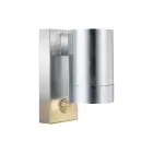 Nordlux Tin Seinävalaisin Metalli- ja Lasi Harmaa | 76mm - IP54 - Sopii GU10 - Liike- ja Valotunnistin 