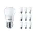 Monipakkaus 10x Philips Corepro LED Lustre E27 Pallo Matta 2.8W 250lm - 827 Erittäin Lämmin Valkoinen | Korvaa 25W